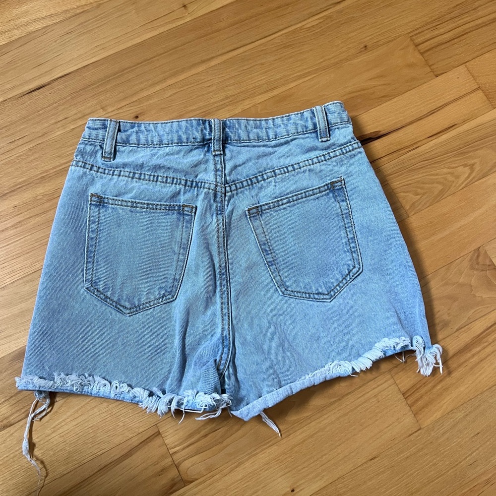 High Rise Mom Jean Shorts - Picture 2 of 3